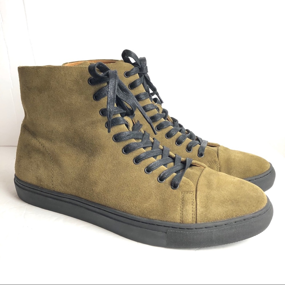 New Republic by Mark Mcnairy suede leather hi tops